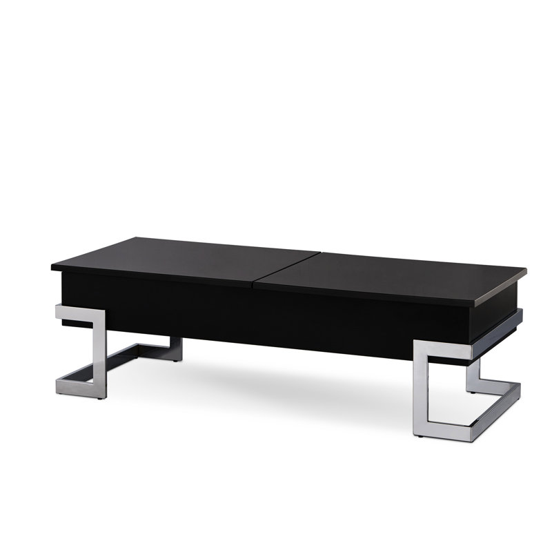 Table basse à plateau relevable
