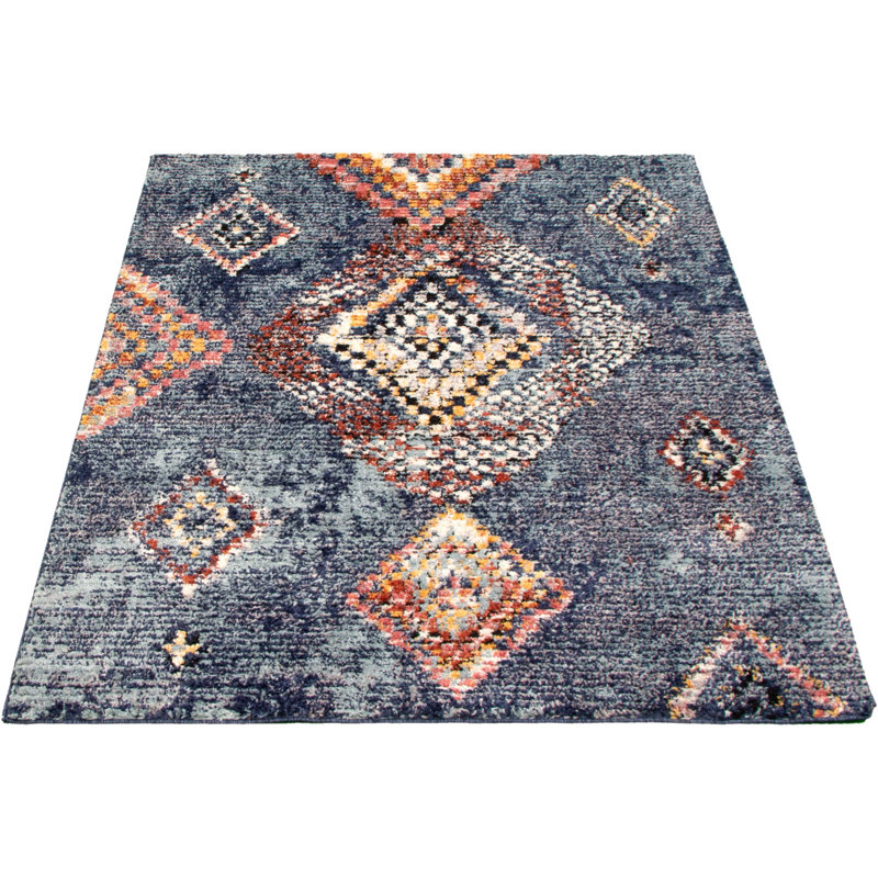 Tapis bleu foncé Widener