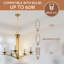 Lustre classique unique à 5 lumières Nazli