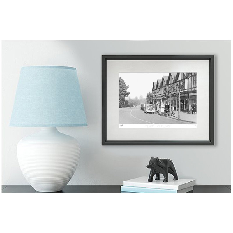 Tadworth, Cross Road C1955 by Francis Frith - Single Picture Frame Print, 28cm H x 36cm W x 2.3cm D