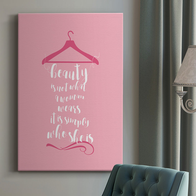 Beauté en rose, toile tendue avec châssis de qualité supérieure - prête à être accrochée, H 12 po x l 8 po x P 1 po