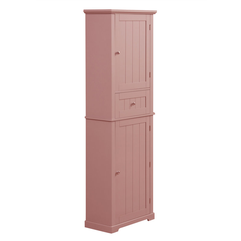Bajo Linen Cabinet, Pink