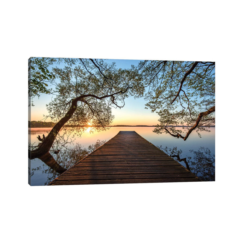Framed by Keller - Print on Canvas, 20.32cm H x 30.48cm W x 1.91cm D, Wrapped Canvas