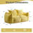 Giant Bean Bag Couch for Adults, Ultra Soft Fluffy Loveseat Bean Bag Sofa, Chase Lounge Chair Indoor for Living Room Bedroom, No Assembly Required Cozy Reading Chair with Pillows-2043878752