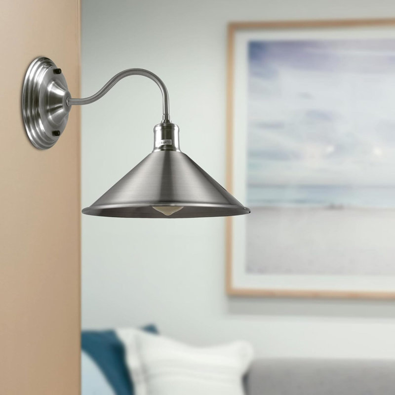 Clementina Armed Sconce, Gray, Yes