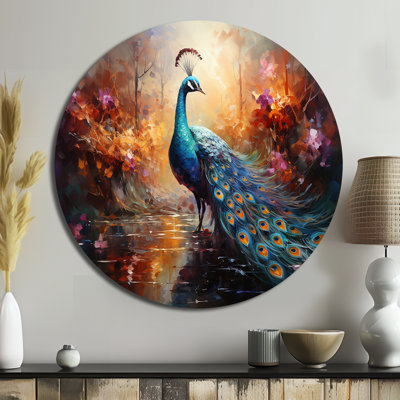 Teriya - animaux, art en métal rond