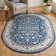 Anmie Oriental Dark Blue/Cream Area Rug