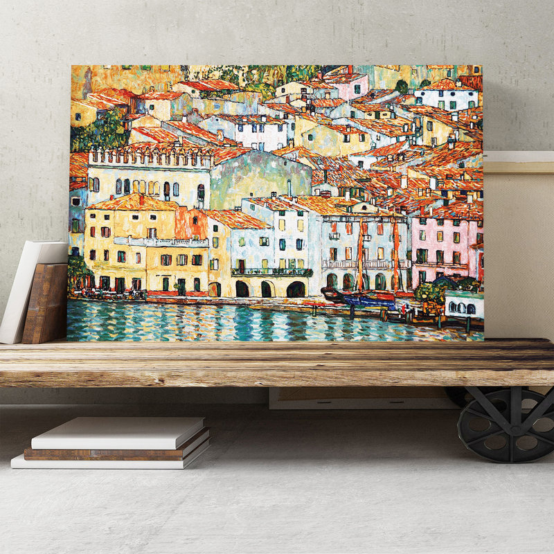 Malcena at the Gardasee 3 by Gustav Klimt - Wrapped Canvas, 50cm H x 76cm W