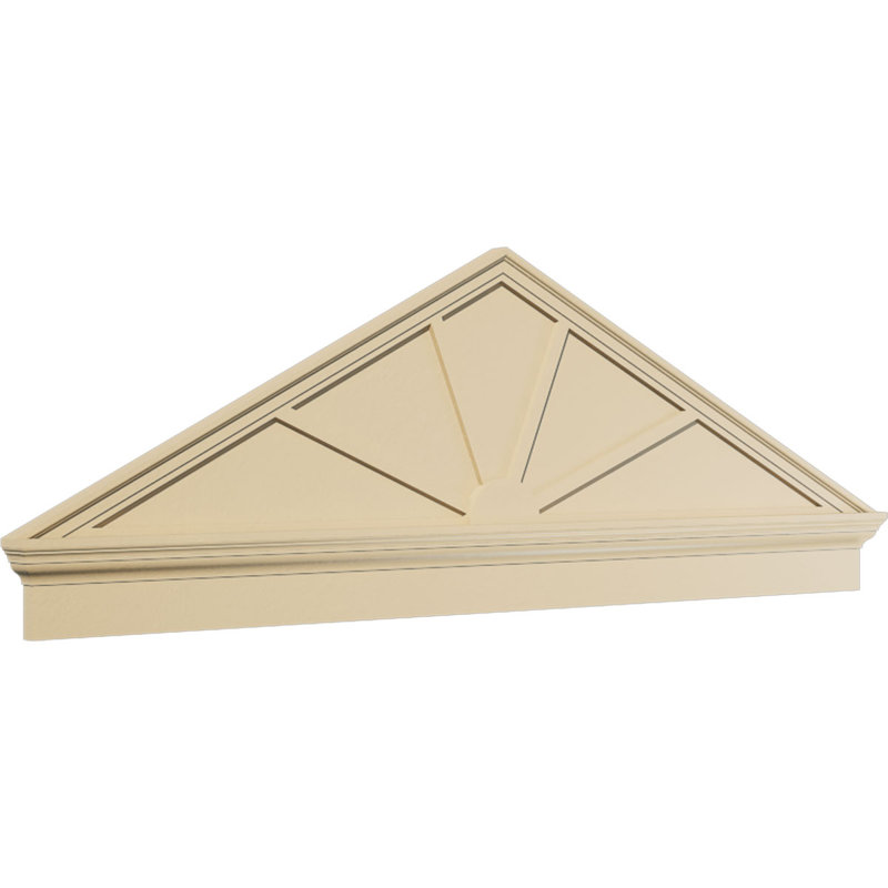 Fronton en uréthane Signature, 72 po x 24,875 po x 2,75 po, Combinaison, 4 rayons