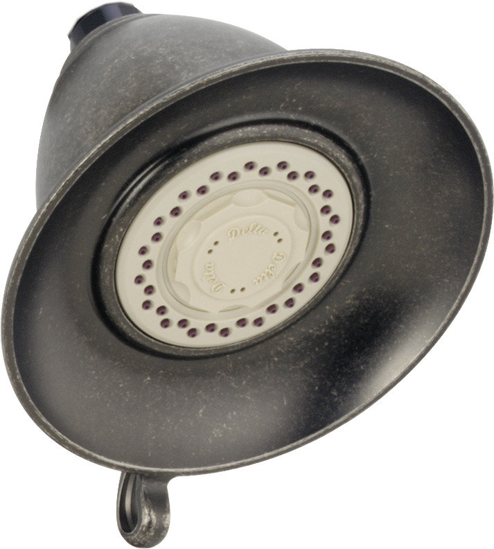 Universal Showering Components 2.5 GPM Shower Head, Aged Pewter