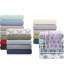 Ensemble de 4 très grands draps 100% molleton ultra doux et moelleux, boulochage, lavable à la machine, avec drap plat et 2 taies d'oreiller