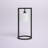 Metal Table Lamp with Glass Drum Shade