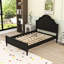 Lit plateforme en bois avec tête de lit-129448429-129448432