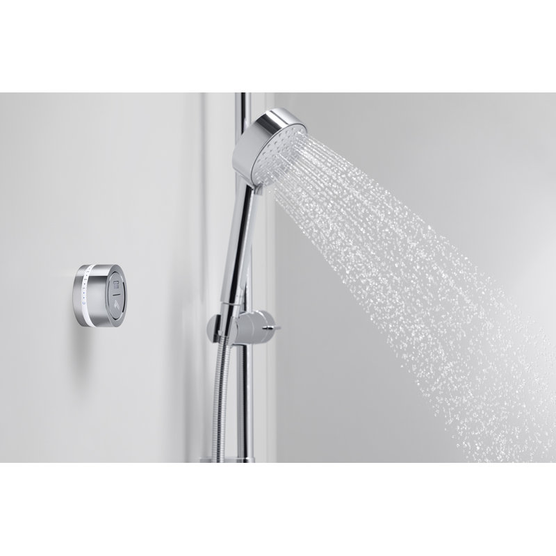 DTV Mode™ Dual-Outlet Shower Interface with Eco-Mode Diverter, Without Eco-Mode Diverter, Matte Black