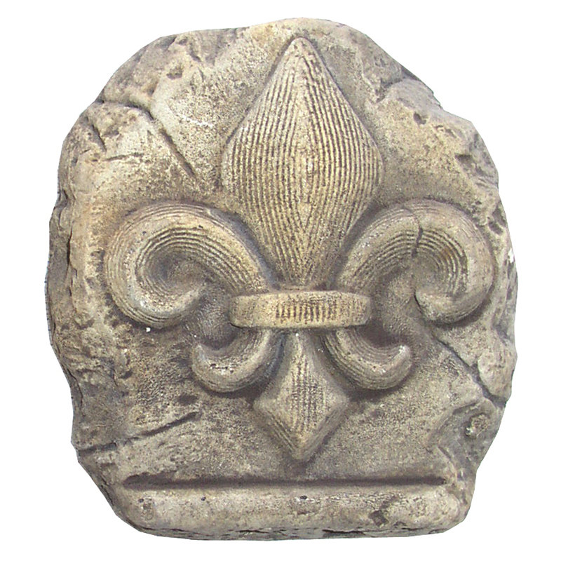 TruCast Versilia Wall Fountain with Light, Ancient Sone