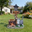 Statue chat pour jardin