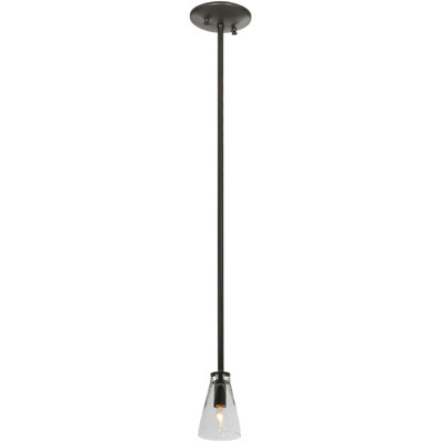 1 - Light Black Single Pendant