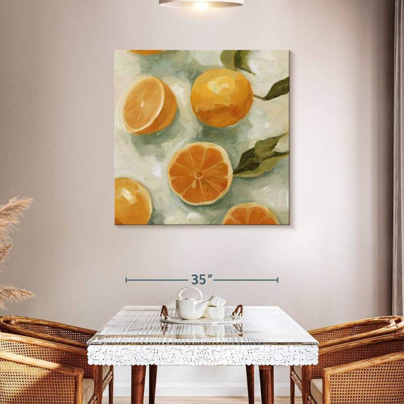 Yarlin Fresh Citrus I, 39" H x 39" W