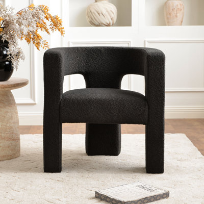 Brycie 28" W Boucle Square Armchair