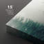 «Forest Green Pine Trees in the Mist», ensemble de 2 reproductions-92285372-92285368