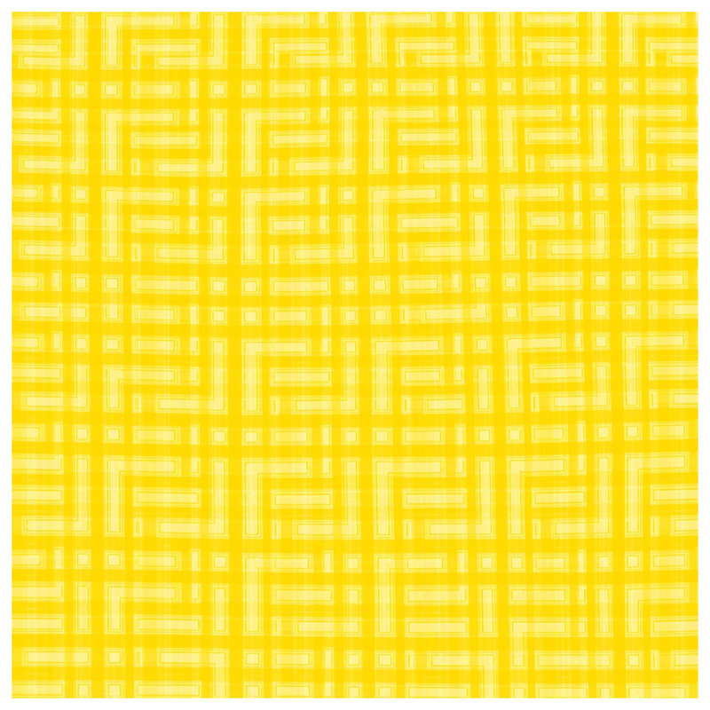 Coussins décoratifs jaunes à motif géométrique, 20 x 20 inches