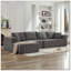 Canapé modulaire en forme de L avec méridienne à assise profonde Cloud Modular Cloud-254946710