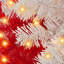 Arbre de Noël artificiel 6 pi avec 300 lumières à DEL et 900 branches flexibles, arbre de Noël en forme de canne de bonbon, arbres de Noël créatifs, décorations de Noël