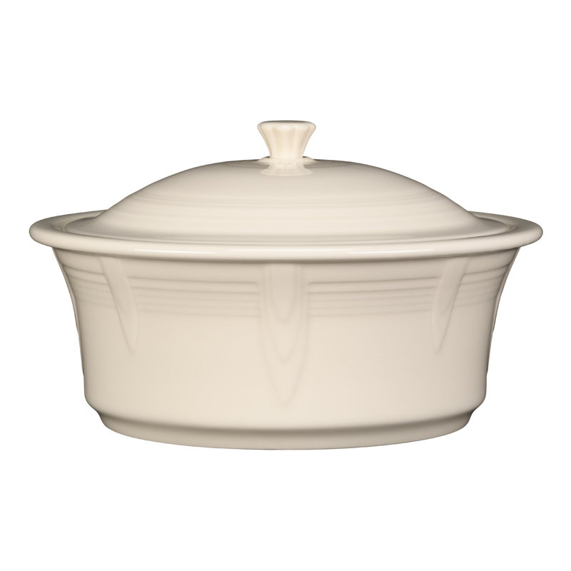 Grande casserole ronde recouverte Fiesta, Jonquille
