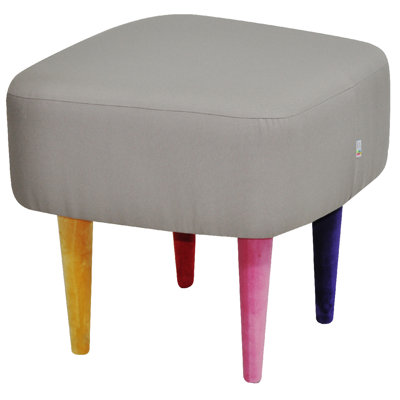 Solid + Manufactured Wood Accent Stool