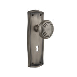 Prairie Plate with Decorative Keyhole and Deco Door Knob