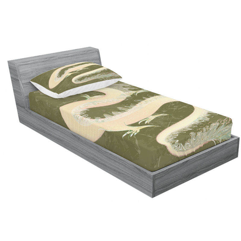 Microfiber Sheet Set, Twin Sheet Set with Fitted Sheet