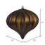 5.7" White Matte Onion Ornament UV, 3 Per Bag-727213882