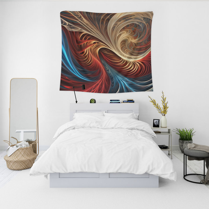 Tapisserie murale, H 80 po x l 68 po x P 0,8 po
