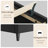 King Modern Upholstered Platform Bed Frame with Adjustable Headboard, Heavy Duty Wood Slats, Noise-Free, No Box Spring Needed, Easy Assembly - Ivory White-92842499-92842508