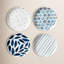 Blue Bay Melamine Assorted Accent Plates, Set Of 4