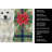 White Akita Christmas PoinsettIas Kitchen Towel-2080583743