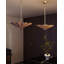 Luminaire suspendu rose à intensité variable 25 po Furrow-870446640-870446641