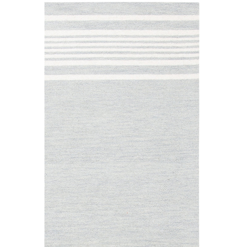 Massad Hand Tufted Wool And Cotton With Latex Rug, Rectangle 4' x 6'