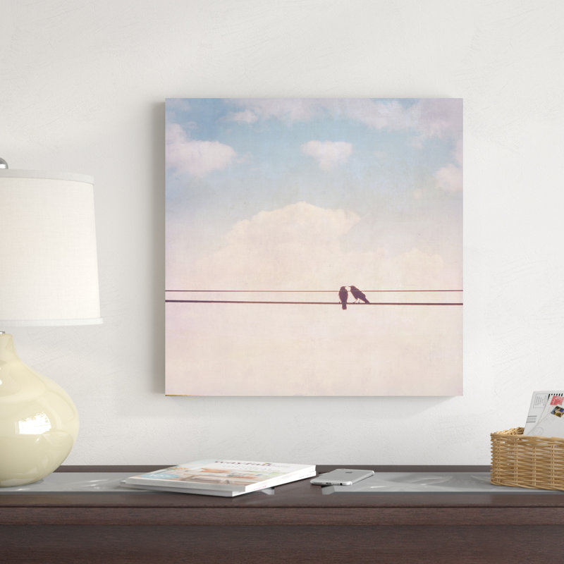 Birds On Wires II, H 20 po x l 20 po