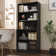 5 Tier Book Shelf,  71" H Large Bookcase, Standing Wood Display Book Shelf For Living Room, Office, Library