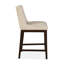 Upholstered Bar Stool with Solid Wood Frame-2144831634