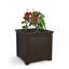Pot à fleurs carré en résine avec réservoir d'eau Lakeland-545212362-545212375