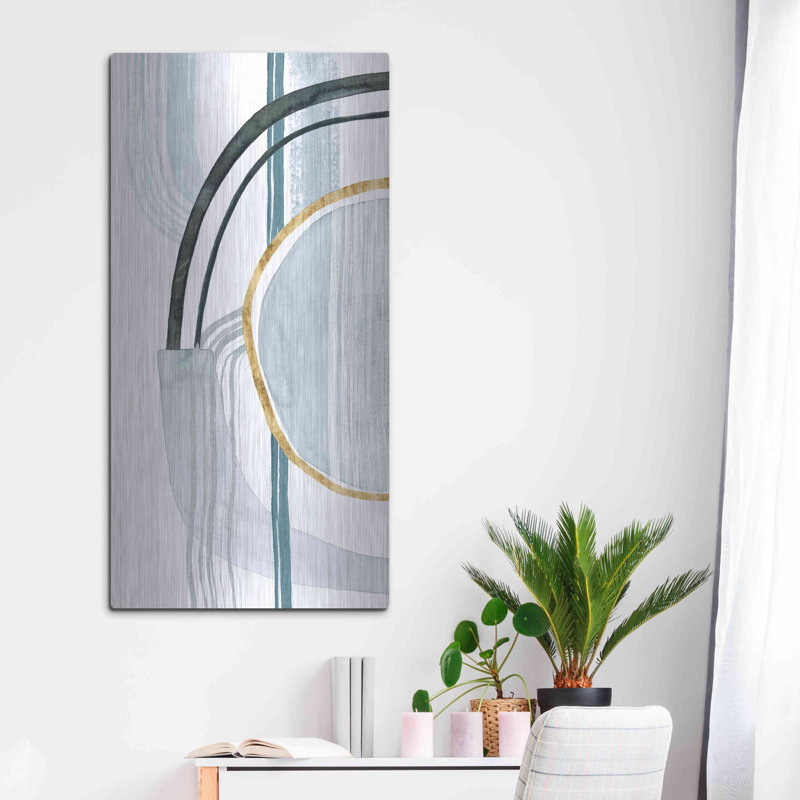 " Gradient Gears I " by Grace Popp, 48" H x 24" W
