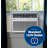 GE 12,000 BTU Smart Heat/Cool With Heat Pump Electronic Window Air Conditioner For Large Rooms Up To 550 Sq. Ft.
