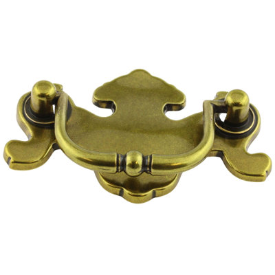 3" Southampton Square Base Pull Bronze with Copper Highlights