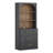 72" Tall Modern Bookshelf with 3 Drawers-120112867