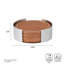 Mikasa Leather Stitched Coaster Set