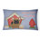 Coussin lombaire intérieur/extérieur rectangulaire pour chien house