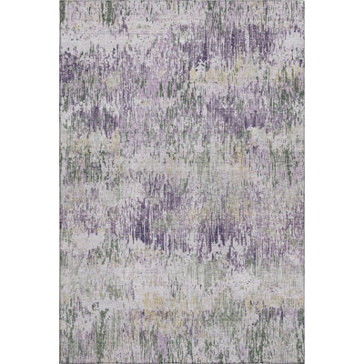 Premium Machine Washable Kumbhar AMF1377 Stripes Rug