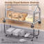 Bonville Adjustable Rolling Clothing Rack-1517744456